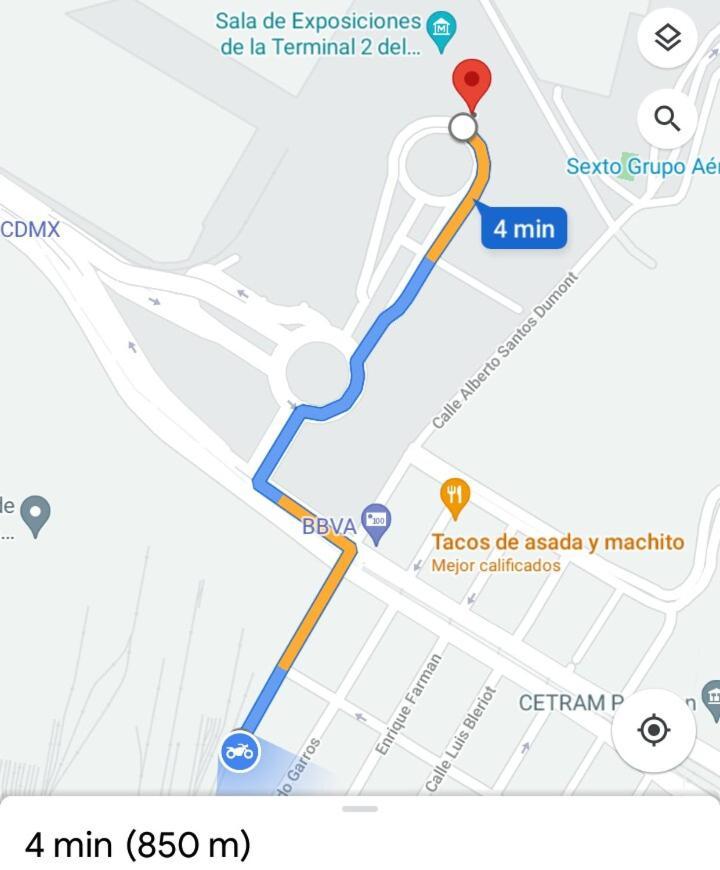 Departamento Cercano Al Aeropuerto T2, A 2 Calles Cidade do México Exterior foto